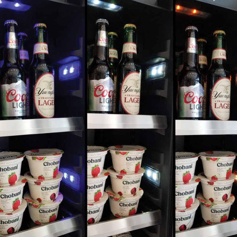 Compartiment pour boissons 24 po, Gaucher