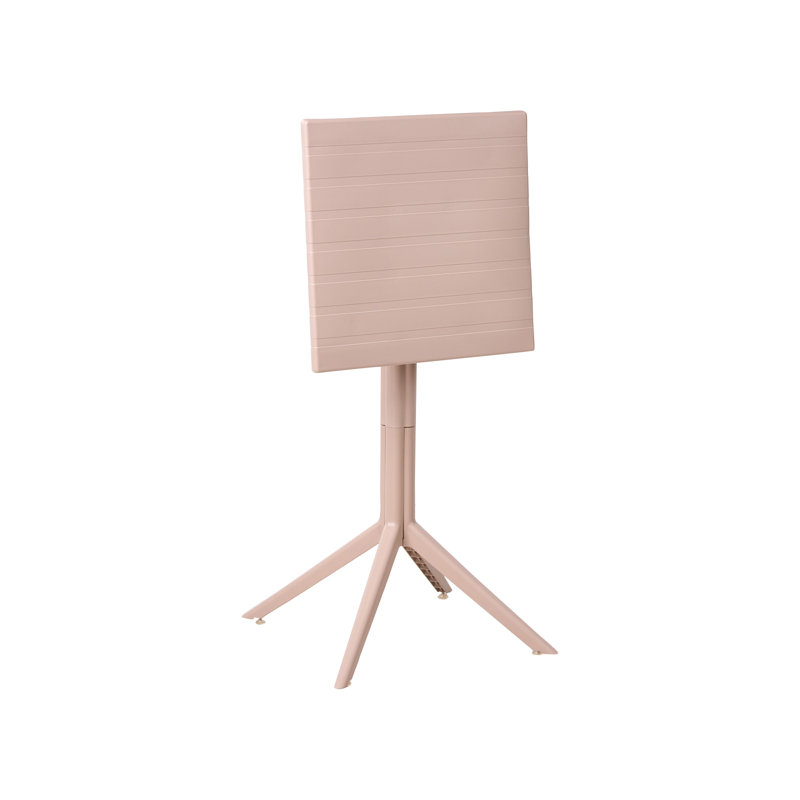 Square Outdoor Bar Table , 60cm cm W 60cm cm D, Beige