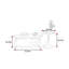 Table basse de style moderne et minimaliste