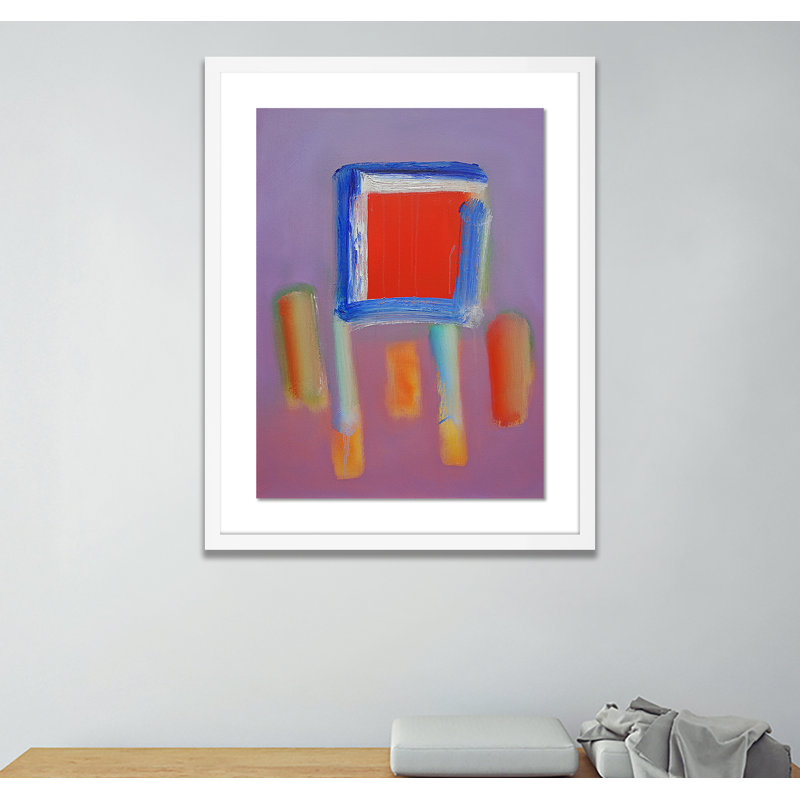 Red Carpet II Print by Charles Stuart, White, 40" H x 31" W x 2.5" D