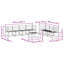 Vidaxl Outdoor Sofa Set Sectional Garden Furniture Terrace Seating Modern