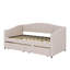 Upholstered Twin Size Daybed With Two Drawers-1947626971