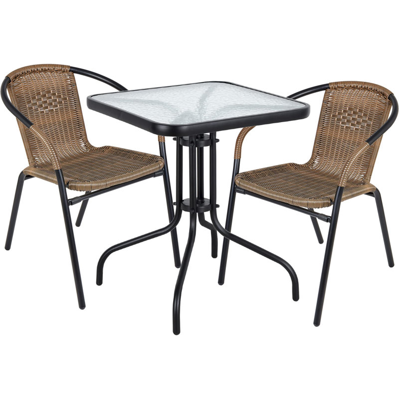 Ensemble bistro long pour 2 personnes 23,76 po Yarber Square