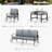 Tapasi Outdoor Patio Conversation Furniture Set-127155890-128122668