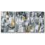 Linear Tones I - Ensemble de 3 cadres flottants sur toile-97811966-97811967