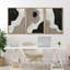 "Abstrait moderne noir et beige avec des taches mouchetées dorées, décor moderne boho", 3 pièces-99077756-99077758