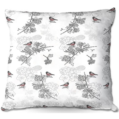  Housse et insert de coussin carré Couch Hawthorn Blush Birds