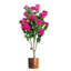 Faux Flowering Tree in Metal Planter-65743085