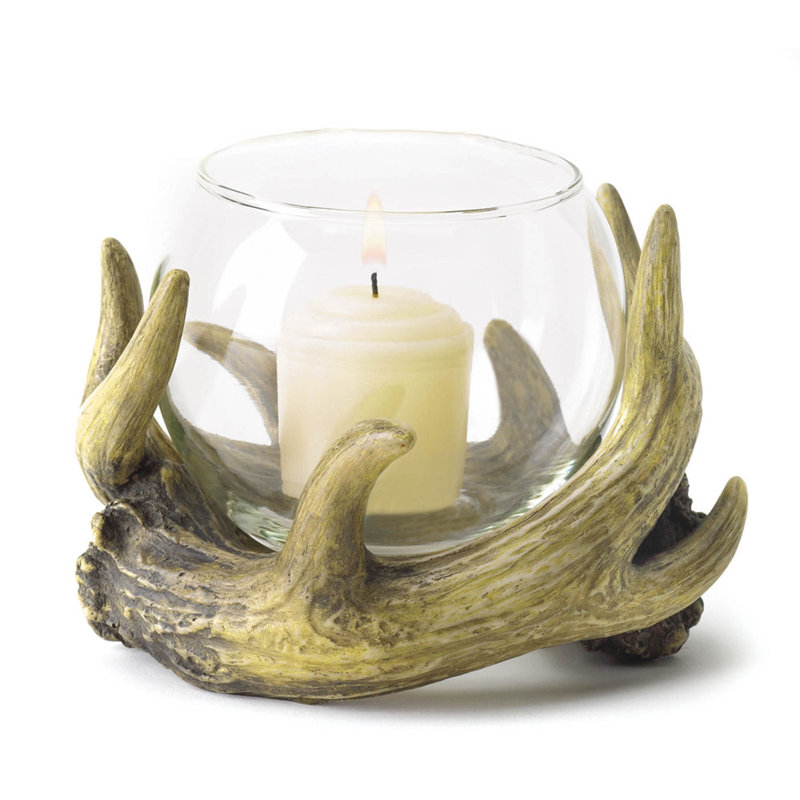 PORTE-BOUGIE RUSTIC ANTLER