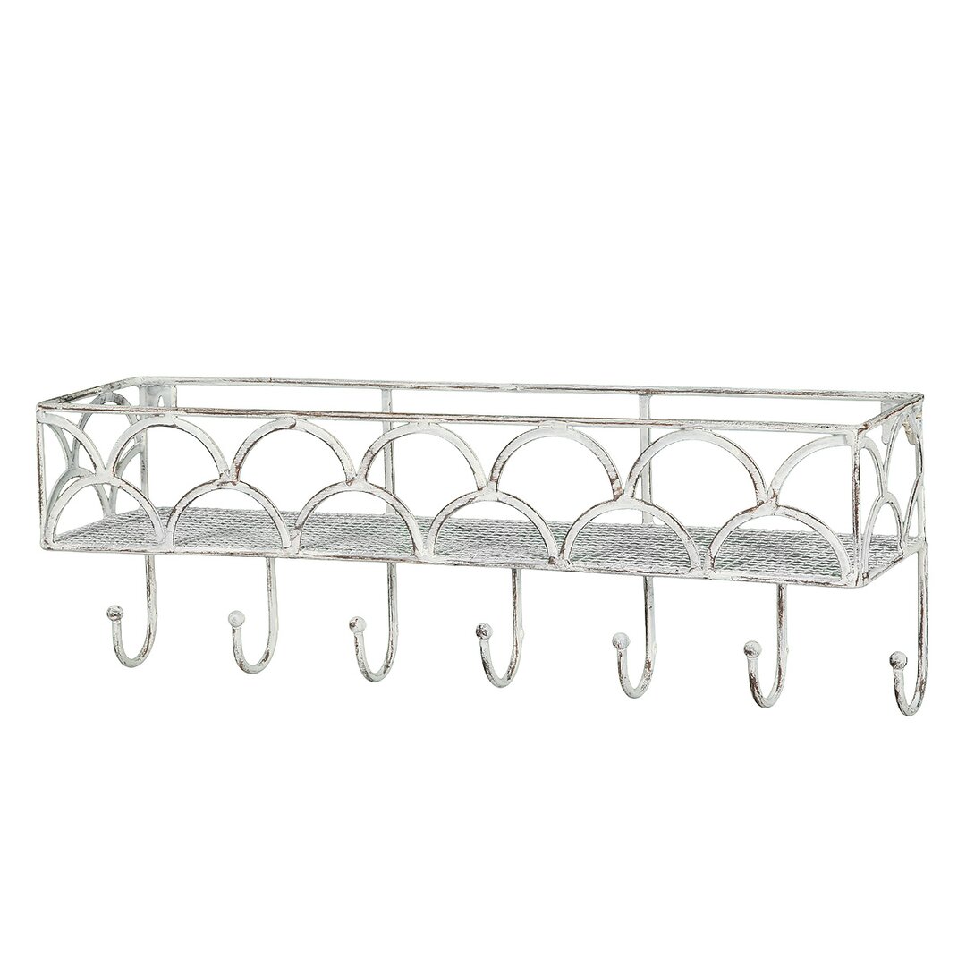 Wandmontierte Kleiderstange Margo Metal Wall mit 7 Haken