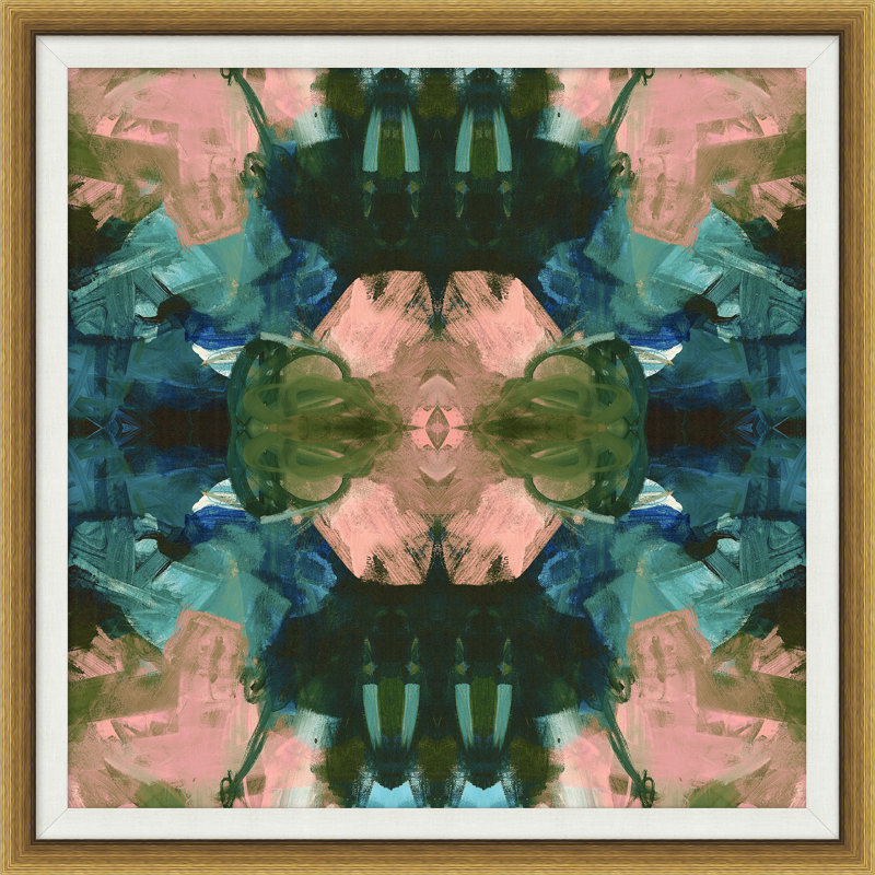 Peacock Kaleidoscope 1 Print