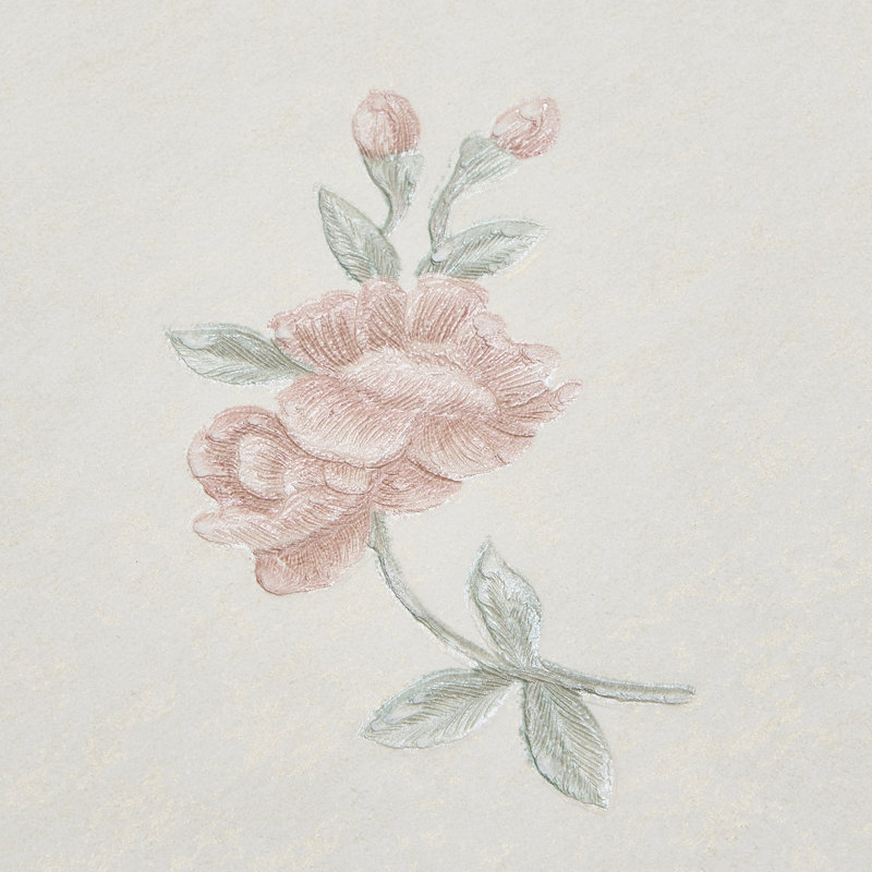 Non-Pasted Non-Woven 3D Embossed Wallpaper Roll