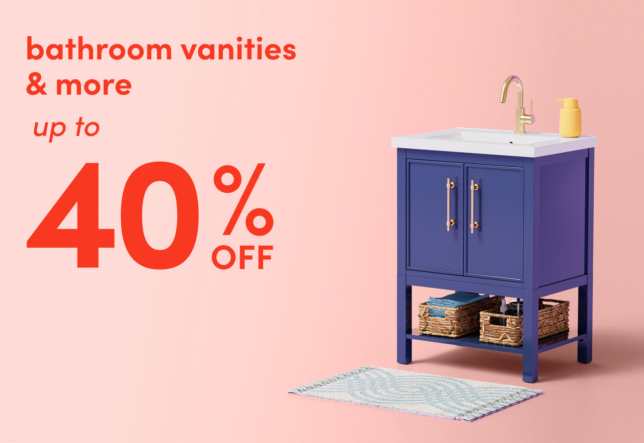 bathroom vanities & more on clearance