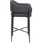 Tabouret de comptoir en tissu Sylas-1433604252