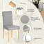 Devree 47cm H Fabric Upholstered Parsons Chair in Grey