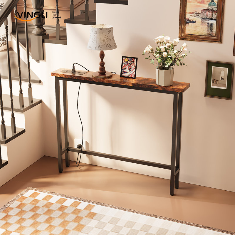 Canapé console 39,37 po avec prises de courant et port USB