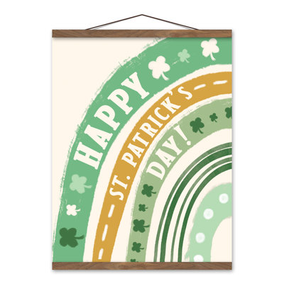 «Happy St. Patrick's Day», impression sur toile