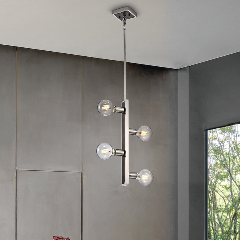 Luminaire suspendu grappe 4 lumières Shilin