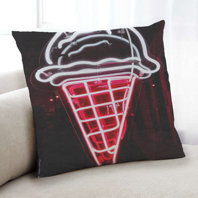 Neon Neon 153 Throw Pillow