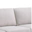 Causeuse en lin gris clair 70,5 po Kristin