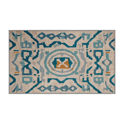 Machine Washable Gray Area Rug