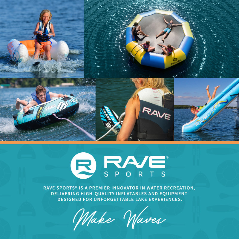 RAVE Sports Bongo 20 'Northwoods, H 36 po x l 240 po x P 240 po, Vert / Brun clair