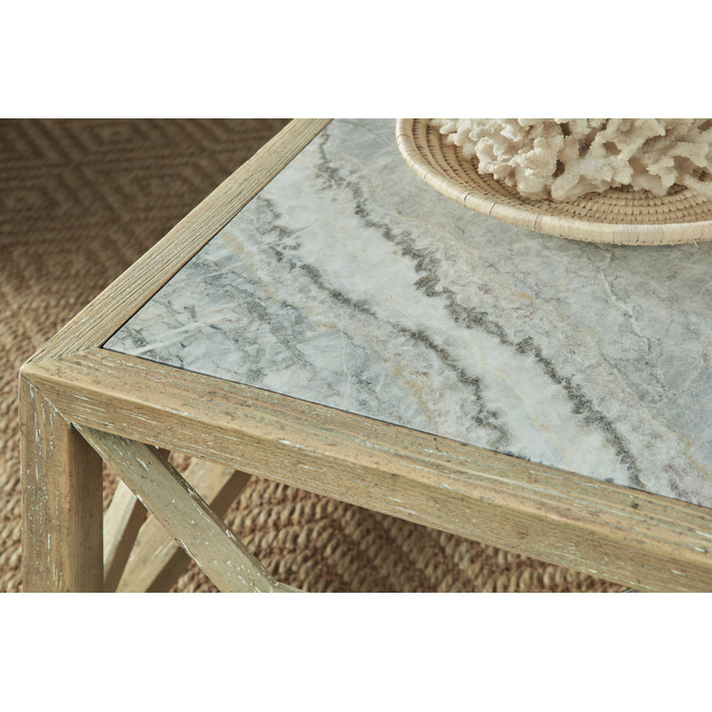Surfrider Square Coffee Table, Natural