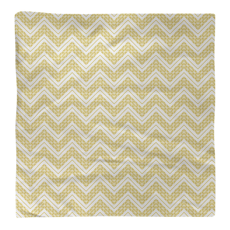 Stephenie Cotton Chevron Square Napkin, 0.1" H x 22" W x 22" D, Peach, Poly Twill