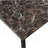 Faux Marble Top Metal Frame Dinette Table