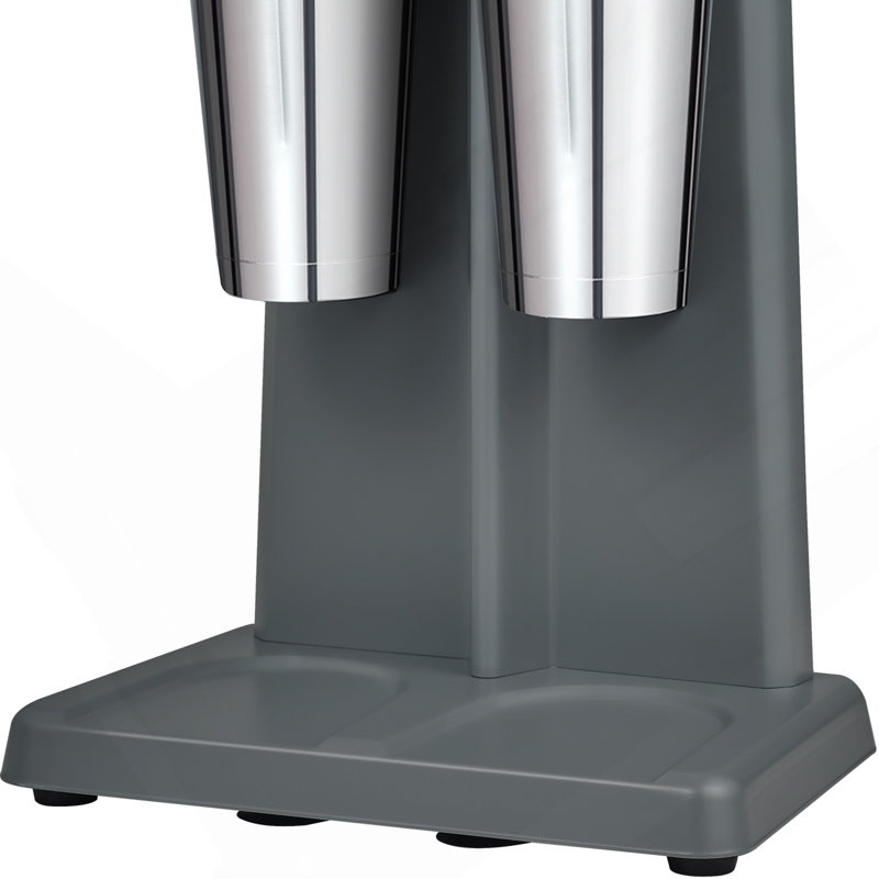 Milkshake Maker, 375W X 2 Electric Milkshake Machine, Commercial Double Heads Drink Mixer Blender, LED Intelligent Microswitch, 3-Speed Milkshake Mixer With 2 X 820 Ml Stainless Steel Cups