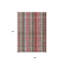 Tapis d'intérieur lavable à carreaux rouge 5 pi x 8 pi