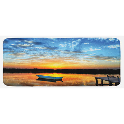 Tapis de cuisine nautique