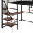 Full Size Loft Metal Bed With Built-In Charging Station And LED Light-1917557686