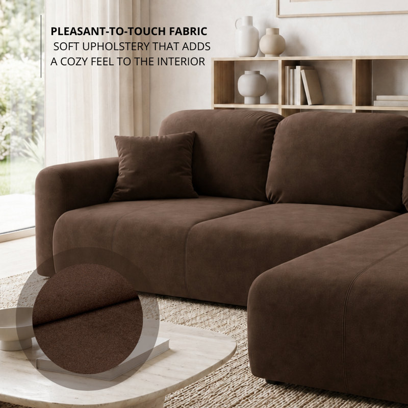 Chandara 3 Seater Sofa Bed, Right Hand Facing Corner Sofa