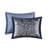 Navy Queen 12 Piece Bedding Collection - Include Cotton Sheets, Elegant Paisley Lulling Bed Comforter, Cozy & Stylish-118652027-118652030