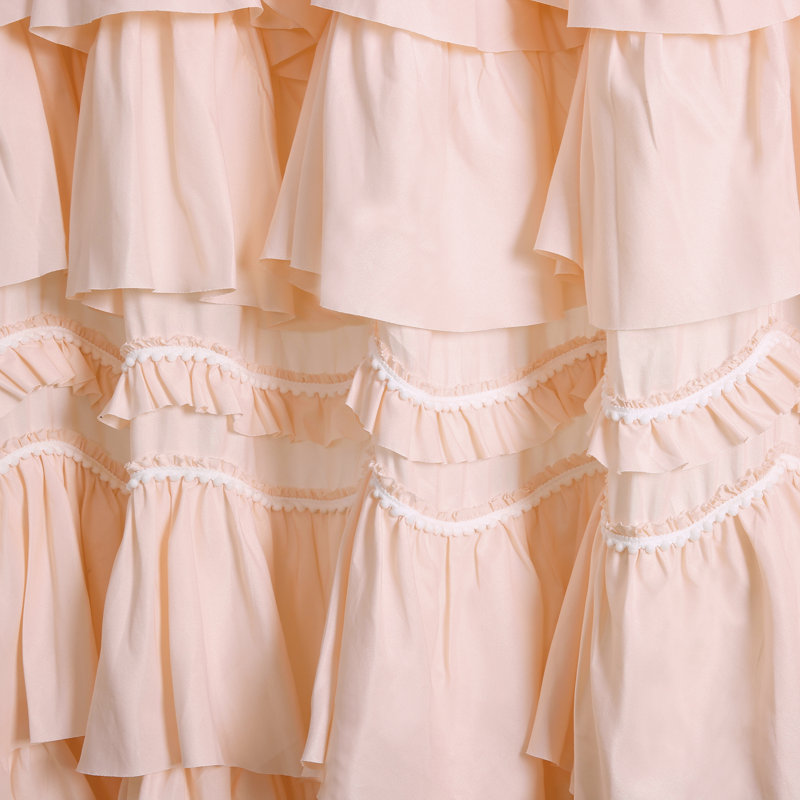 Panneau de rideau simple semi-transparent Kemmy, Rosé, L 52 po x L 84 po