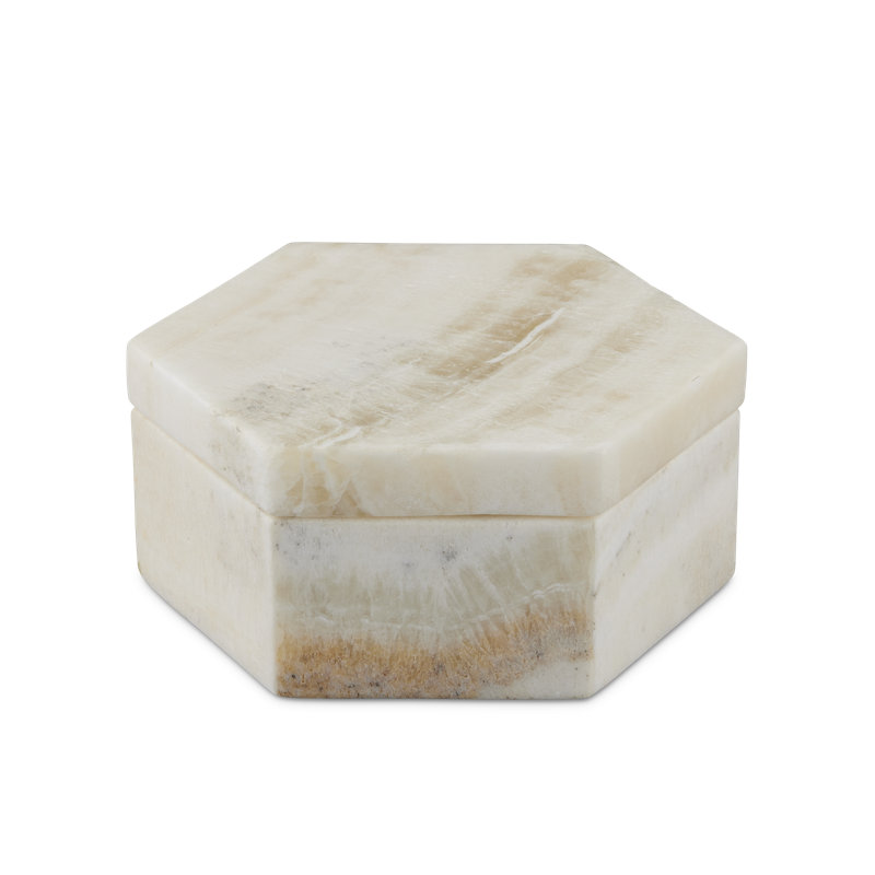 Boîte hexagonale Arco Onyx