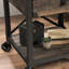 Table d'appoint, finition brune