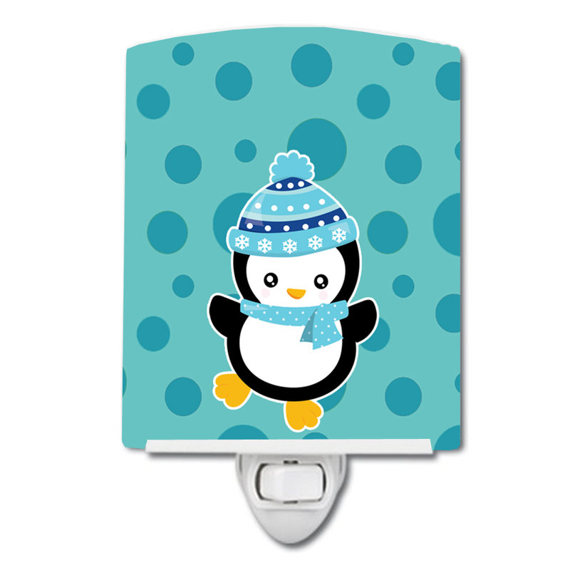 Silloth Penguin Ceramic Night Light