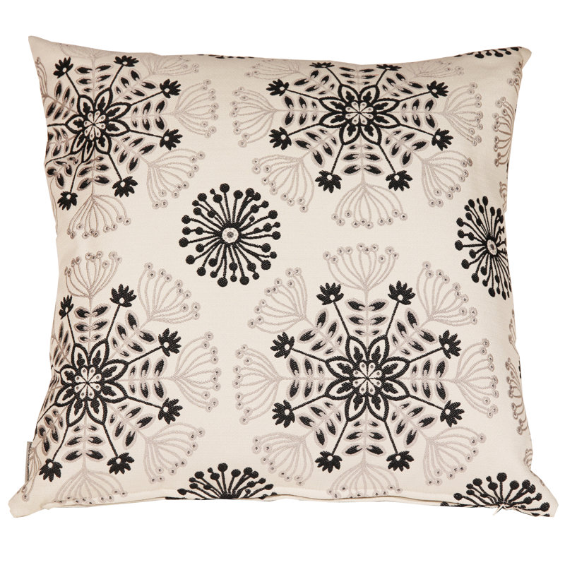 Waverly Geometric Reversible Throw Pillow, Tuxedo