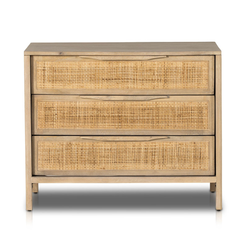 Commode 3 tiroirs Nellie, Manguier naturel