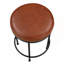 Tabouret à hauteur de comptoir caramel