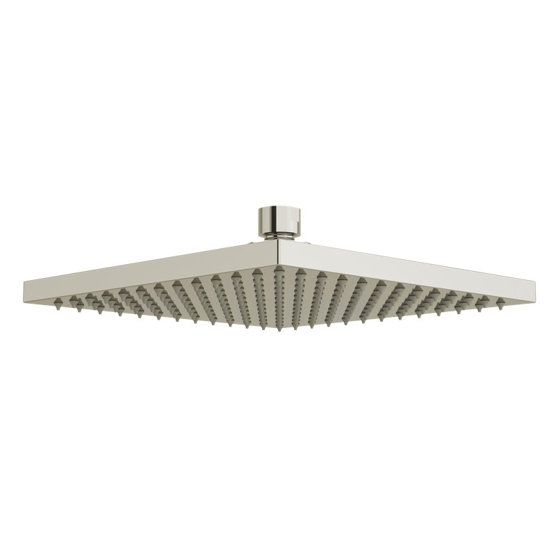 Pomme de douche à pluie 8 po Riobel, Nickel poli, 2.0 GPM