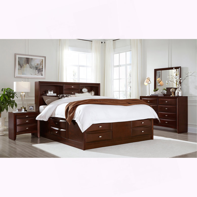 Table de chevet LUCILLE MERLOT