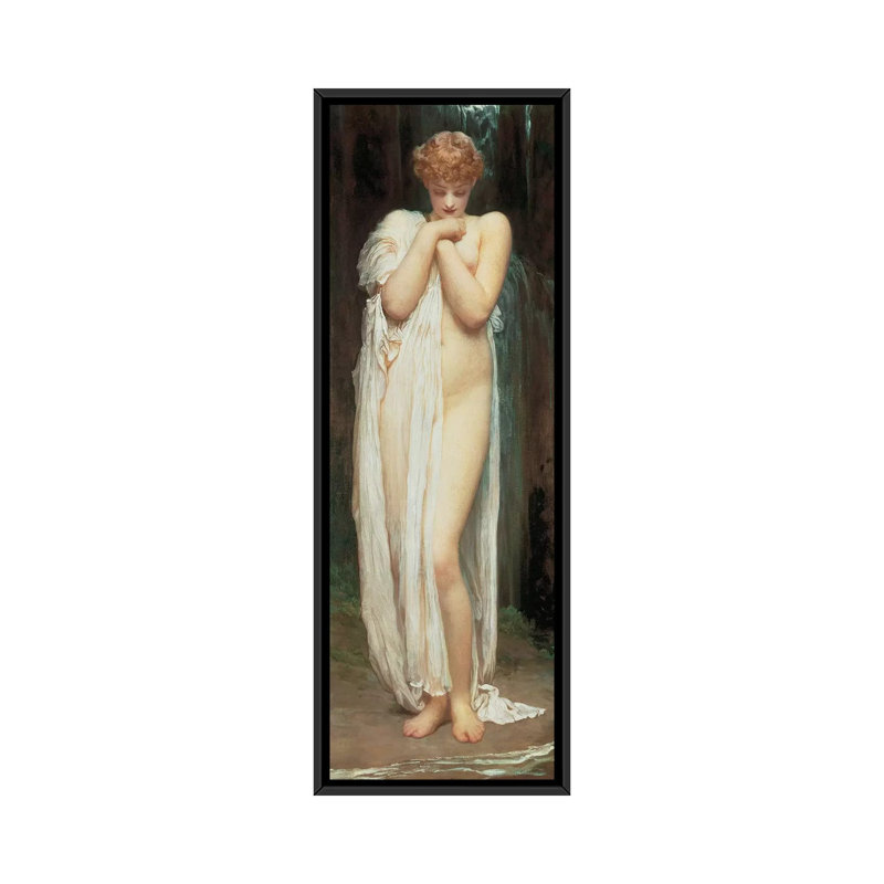 Impression sur toile tendue « the light of the harem », H 36 po x l 12 po x P 1,5 po, Cadre noir