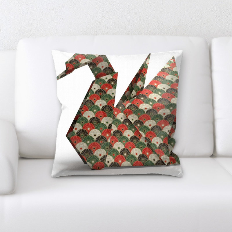 Housse de coussin Origami