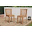Ensemble de 2 chaises d'appoint empilables Farley-1079243191