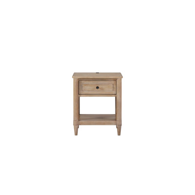 Small Nightstand With Open Shelf by Red Barrel Studio