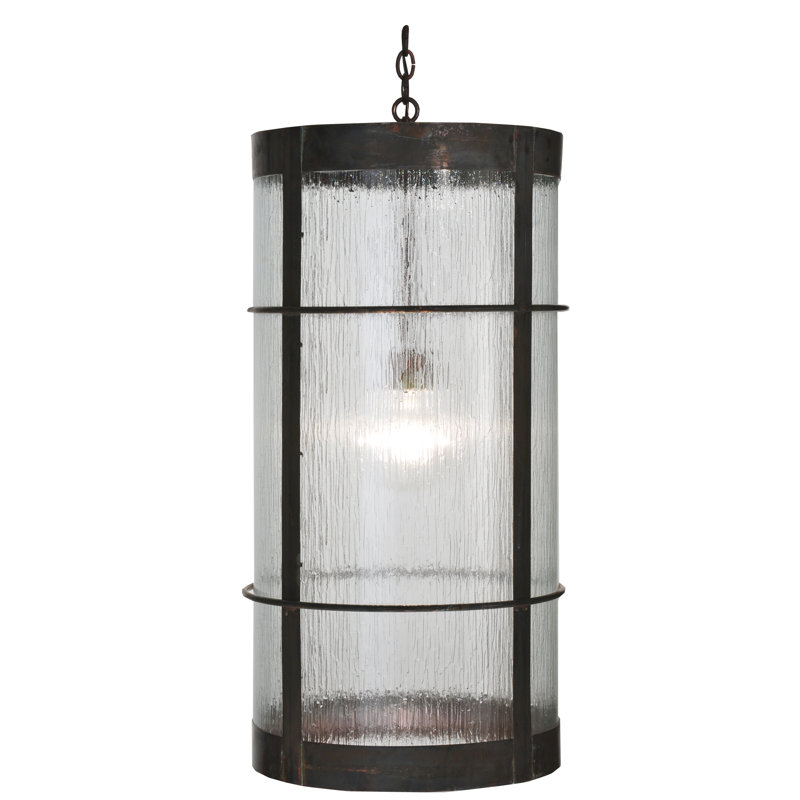 Luminaire suspendu cylindrique à 1 lumière Villa