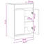 56cm Bathroom Vanity Base Only-782438533
